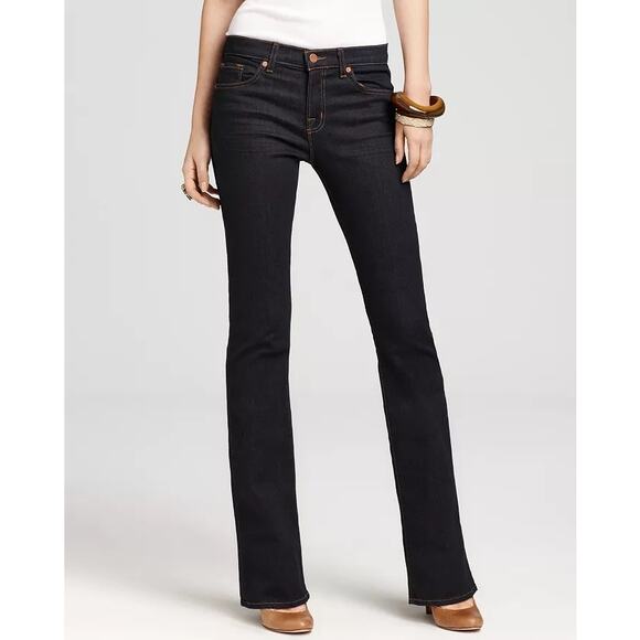 J Brand dark wash slim boot leg Starless jeans size 30 - Picture 1 of 14